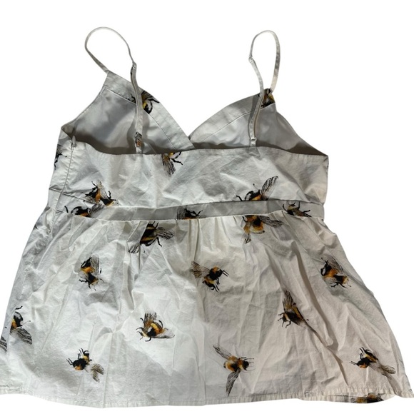 Victoria Beckham for Target Ivory Tank Top With Bee Print - Picture 9 of 15
